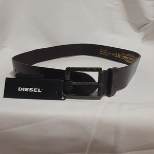 NWT Mens Diesel Buffalo Leather Belt Size 80|32